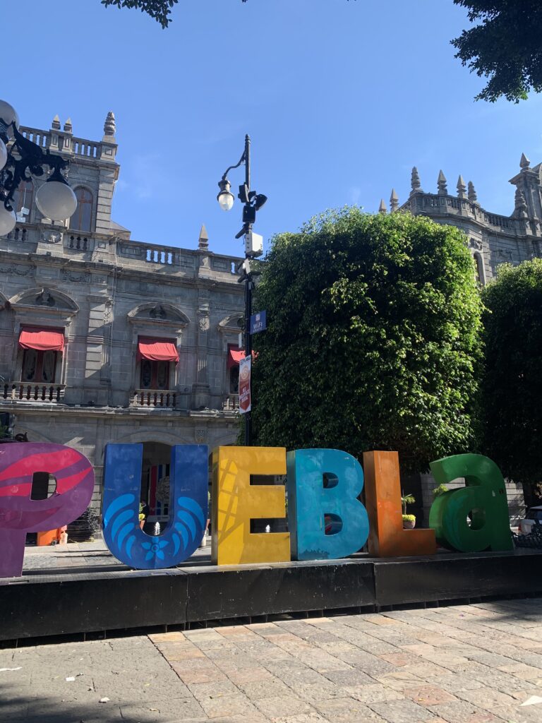 lettres ville de Puebla