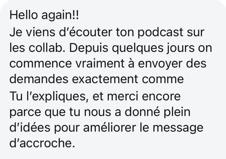 Avis d'auditeur sur le podcast Micro dans le Sac
